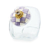 Mackenzie Childs Sweets Jar with Violet Check Lid