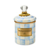 Mackenzie-Childs Sky Check Demi Canister