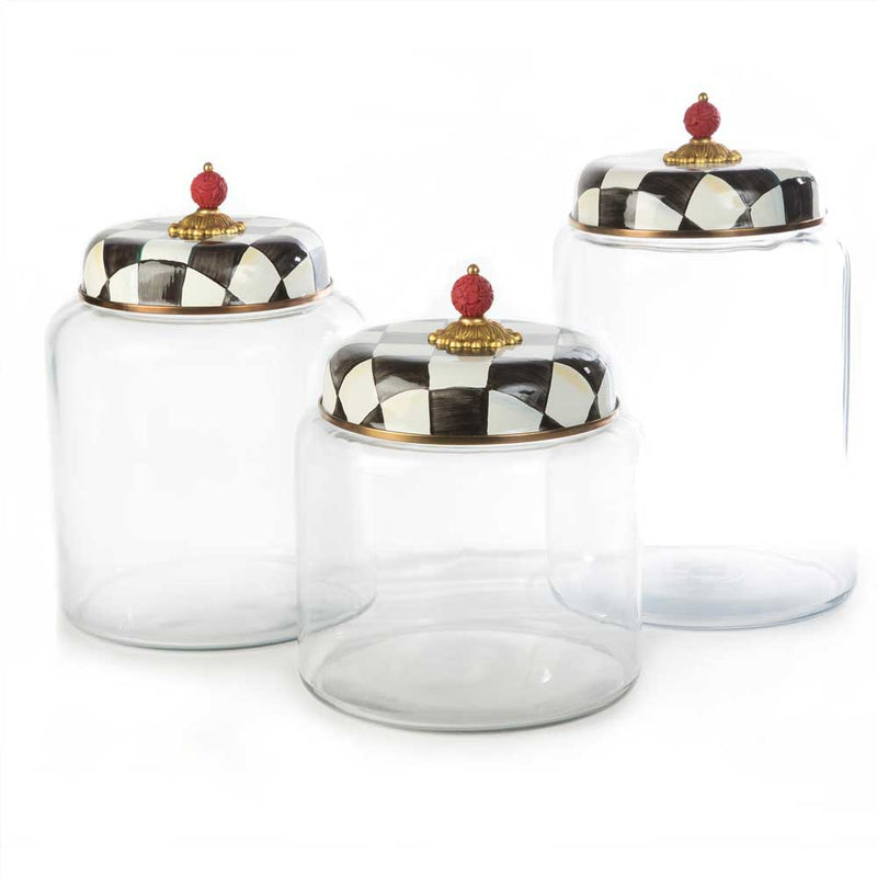 Mackenzie Childs Courtly Check Big Storage Canister #2