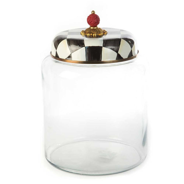 Mackenzie Childs Courtly Check Bigger Storage Canister