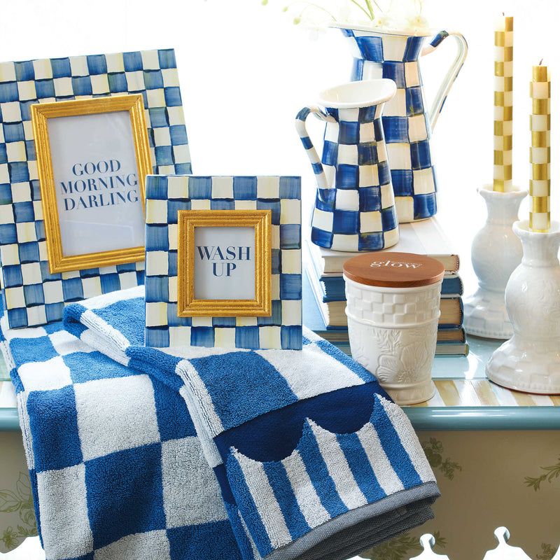 Mackenzie-Childs Royal Check Medium Practical Pitcher