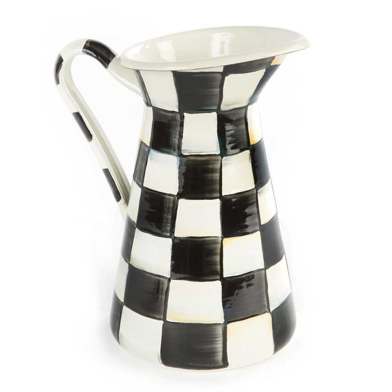 MacKenzie-Childs Courtly Check Practical Medium Pitcher