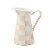 Mackenzie-Childs Rosy Check Medium Practical Pitcher