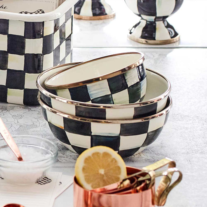 Mackenzie-Childs Courtly Check Everyday Bowl