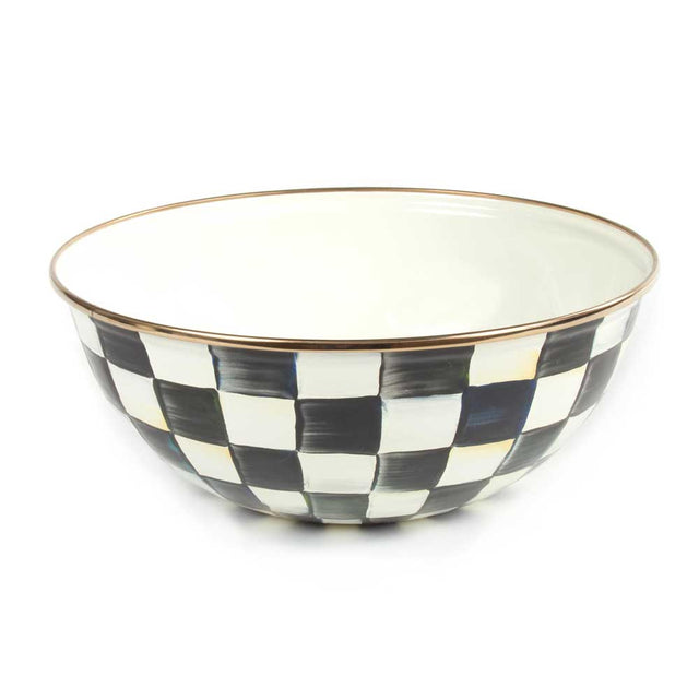 Mackenzie Childs Courtly Check Enamel Medium Everyday Bowl #1