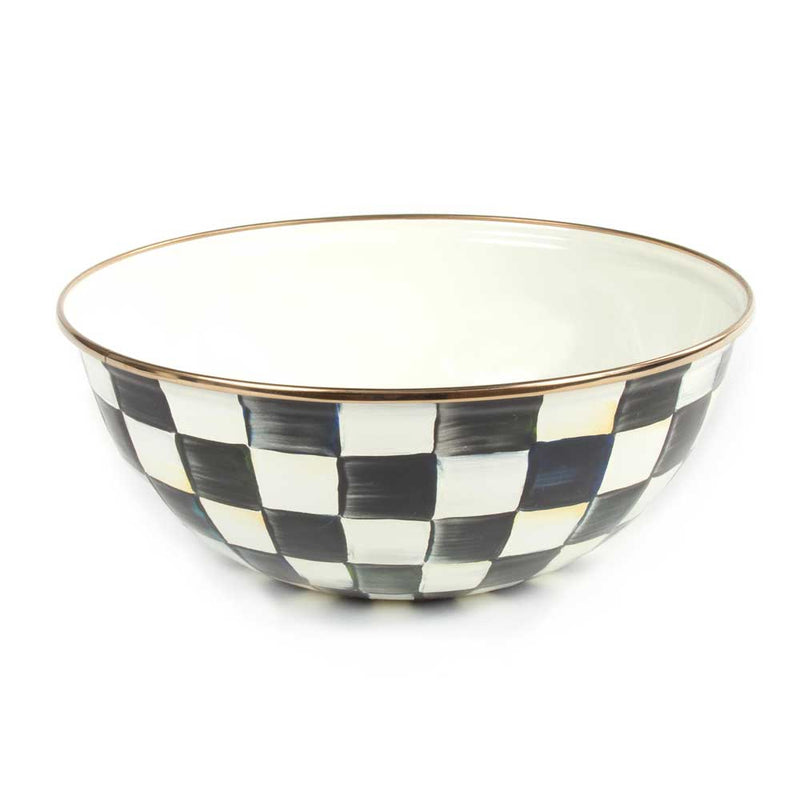 Mackenzie Childs Courtly Check Enamel Medium Everyday Bowl #1