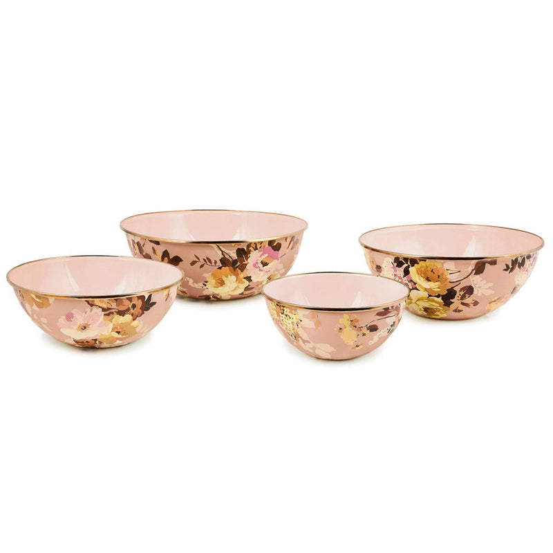 Mackenzie-Childs Wild Rose Mauve Medium Everyday Bowl