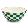 Mackenzie-Childs Emerald Check Large Everyday Bowl
