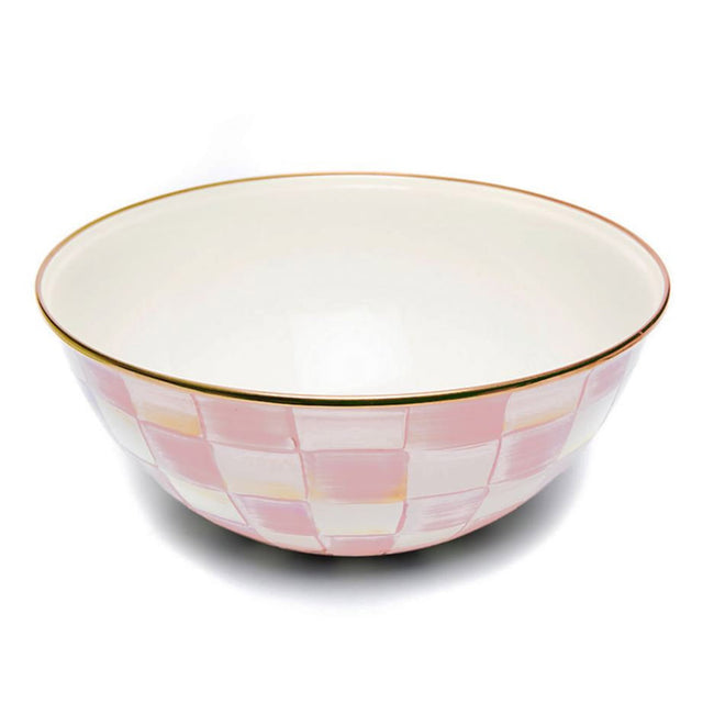 Mackenzie-Childs Rosy Check Large Everyday Bowl