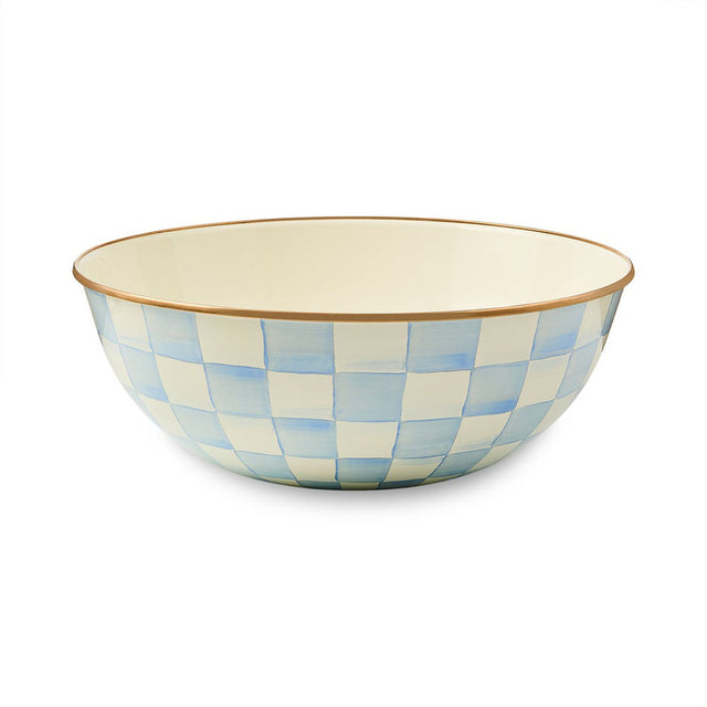 Mackenzie-Childs Sky Check Extra Large Everyday Bowl