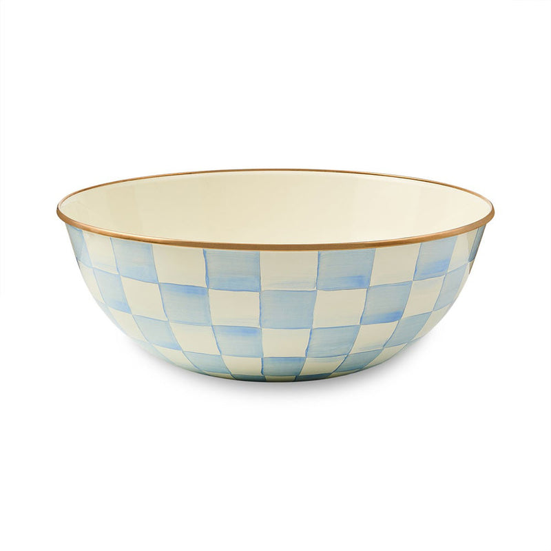Mackenzie-Childs Sky Check Extra Large Everyday Bowl