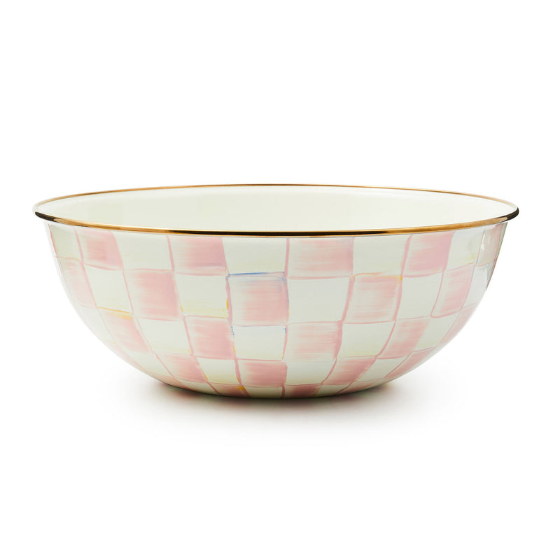 Mackenzie-Childs Rosy Check Extra Large Everyday Bowl
