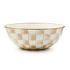 Mackenzie-Childs Mocha Check Extra Large Everyday Bowl