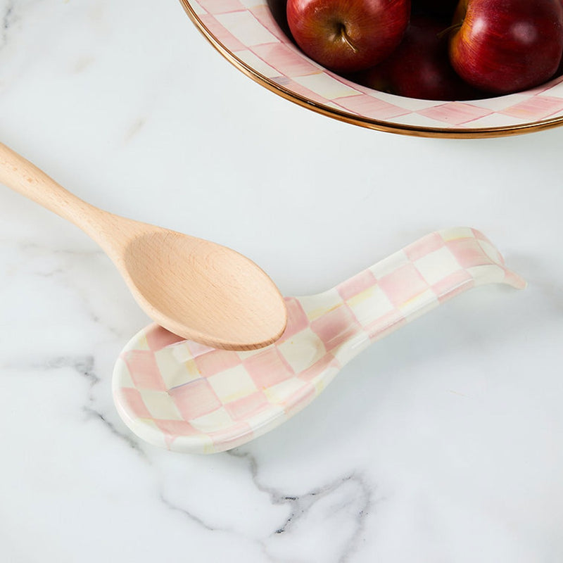 Mackenzie-Childs Rosy Check Spoon Rest
#2