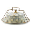 Mackenzie-Childs Sterling Check Cake Carrier