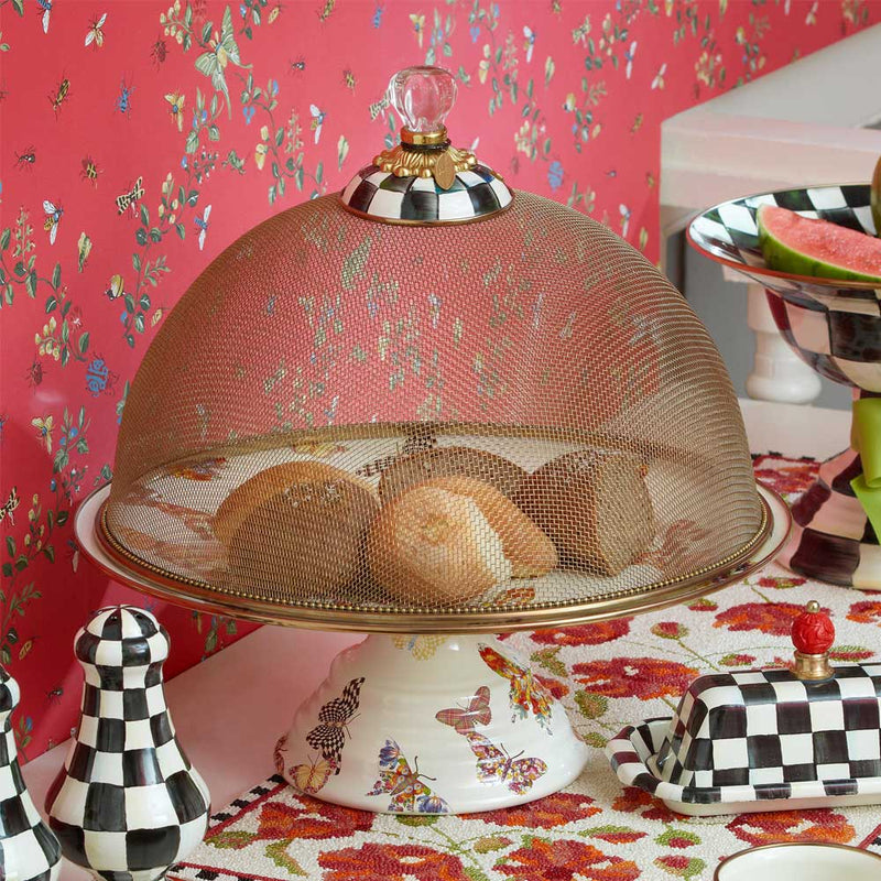 MacKenzie-Childs Courtly Check Large Mesh Dome