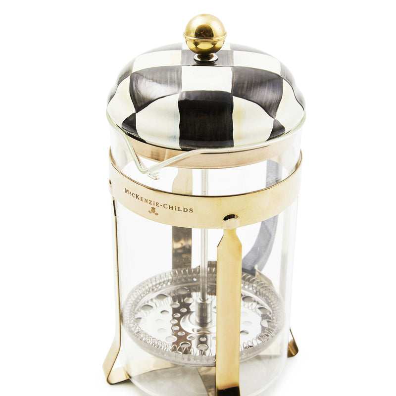 Mackenzie-Childs Courtly Check French Press