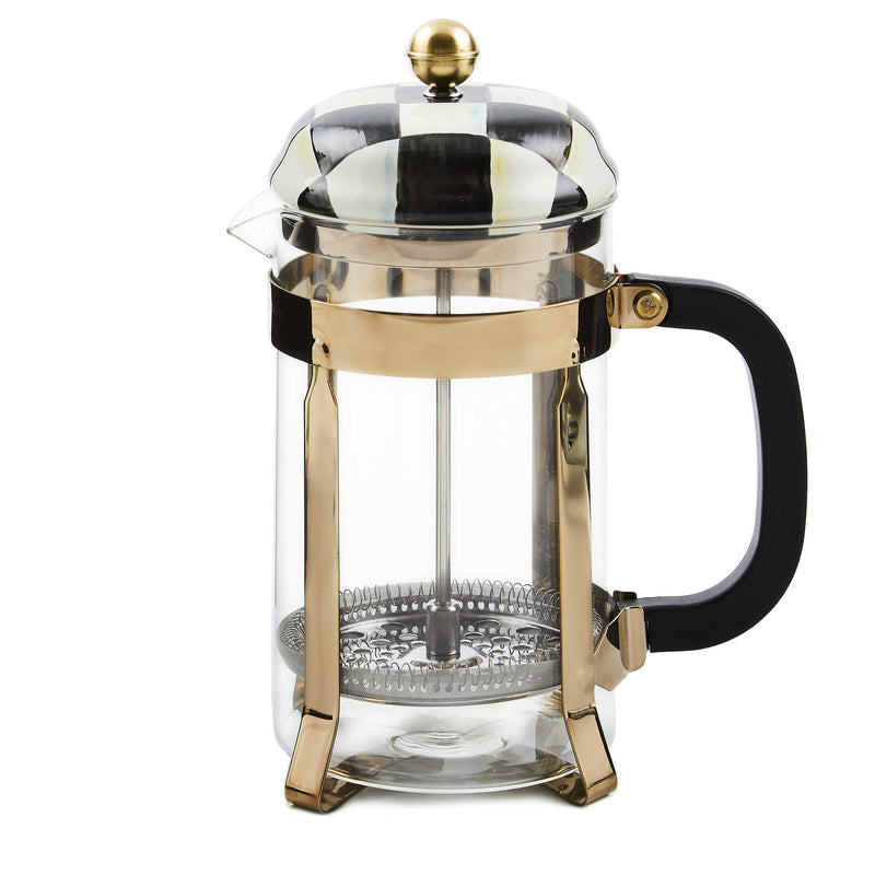 Mackenzie-Childs Courtly Check French Press