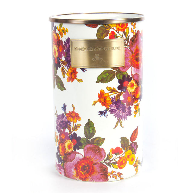 Mackenzie-Childs Flower Market White Untensil Holder