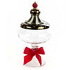 Mackenzie-Childs Black Tie Apothecary Jar, Medium