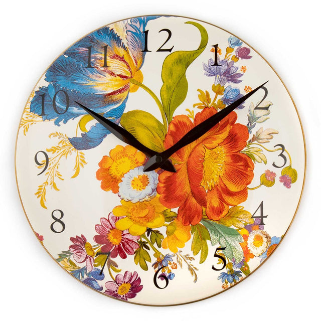 Mackenzie-Childs Flower Market Enamel Clock