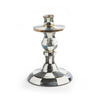 Mackenzie-Childs Courtly Check Small Enamel Candlestick