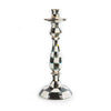 Mackenzie-Childs Courtly Check Large Enamel Candlestick