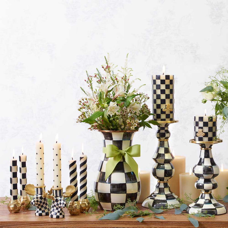 Mackenzie-Childs Courtly Check Candle Stick