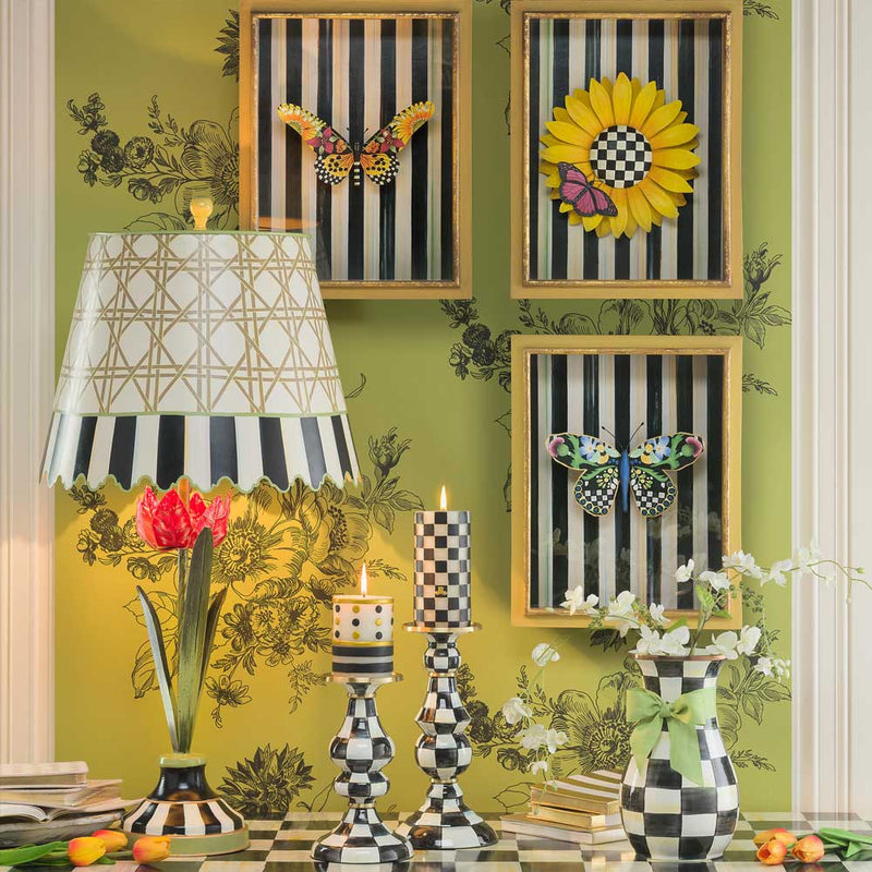 Mackenzie-Childs Courtly Check Candle Stick