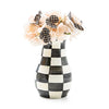 Mackenzie-Childs Courtly Check Tall Vase & Bouquet Set