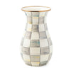 Mackenzie-Childs Sterling Check Enamel Tall Vase