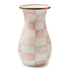 Mackenzie-Childs Rosy Check Tall Vase