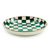 Mackenzie-Childs Emerald Check Abundant Bowl