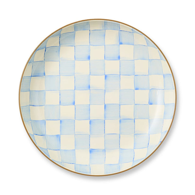 Mackenzie-Childs Sky Check Abundant Bowl