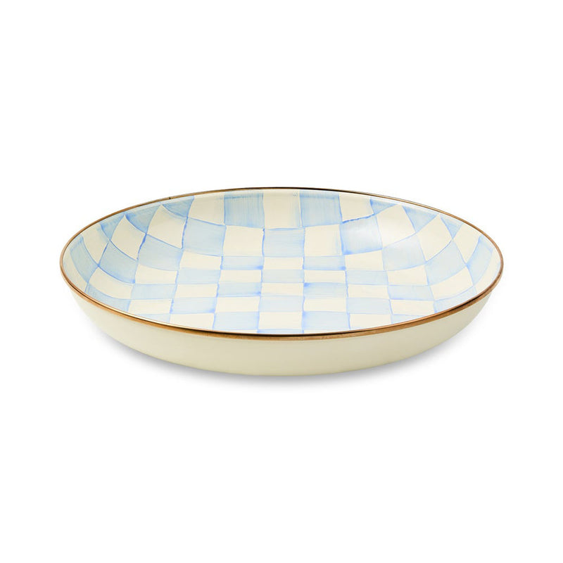 Mackenzie-Childs Sky Check Abundant Bowl