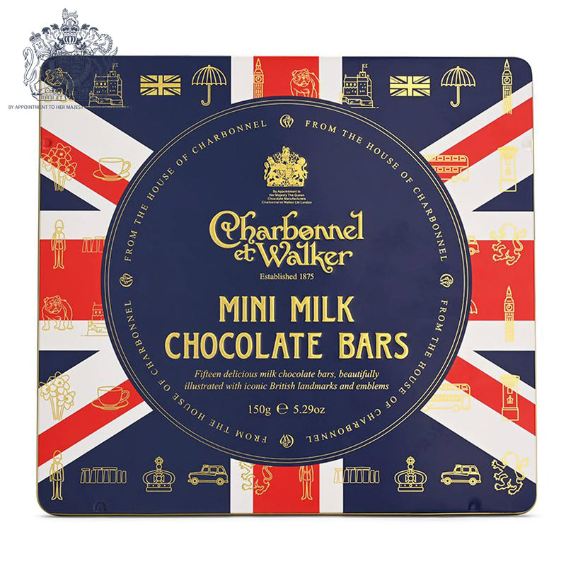 Charbonnel et Walker Union Jack Keepsake Tin with Mini Milk Chocolate Bars