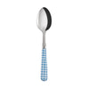 Sabre Gingham Light Blue 19cm Dessert Spoon