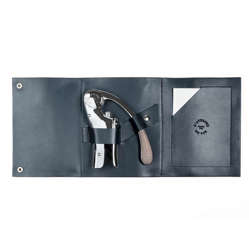 L'Atelier du Vin, Oeno Motion Nomad, Lever Corkscrew & Leather Wallet