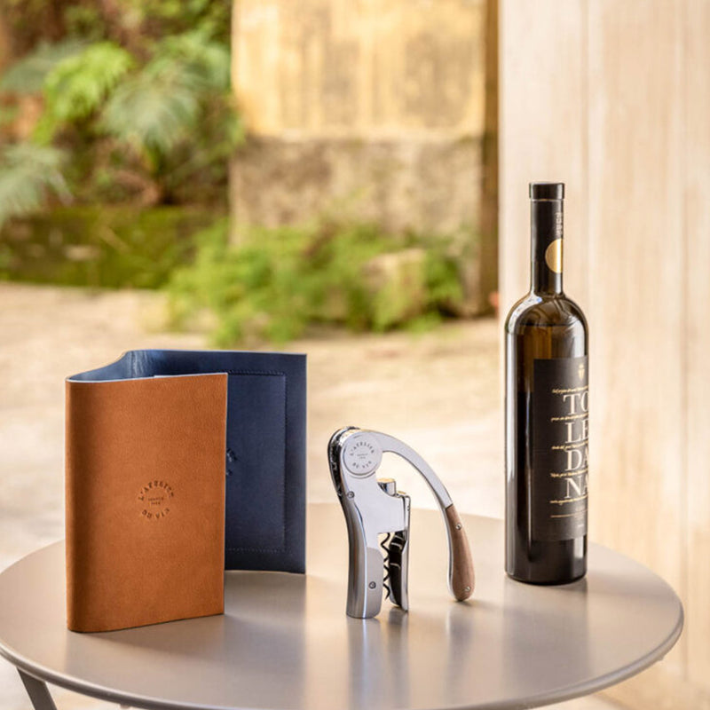 L'Atelier du Vin, Oeno Motion Nomad, Lever Corkscrew & Leather Wallet