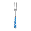 Sabre White Dots Light Blue 19cm Salad Fork