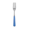 Sabre Gingham Lapis Blue 19cm Salad Fork