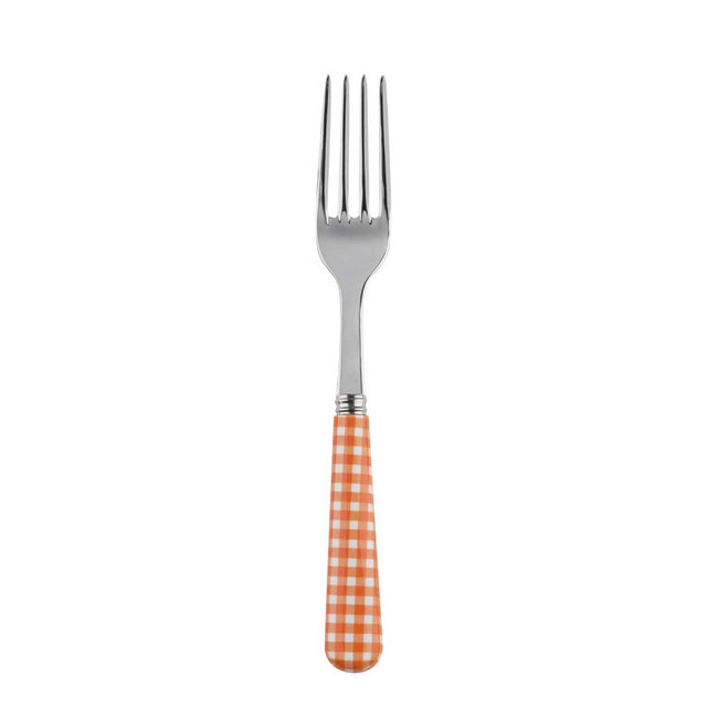 Sabre Gingham Orange 19cm Salad Fork
