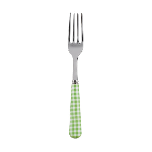 Sabre Gingham Garden Green 19cm Salad Fork