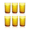 Klimchi Amber Hobnail Tumblers (set of 6)