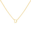 Amori Anne Mini initial pendant Gold - D