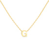 Amori Anne Mini initial pendant Gold - G