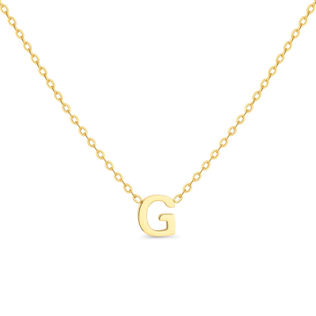 Amori Anne Mini initial pendant Gold - G