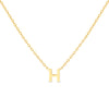 Amori Anne Mini initial pendant Gold - H