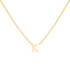 Amori Anne Mini initial pendant Gold - K