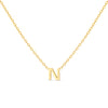 Amori Anne Mini initial pendant Gold - N